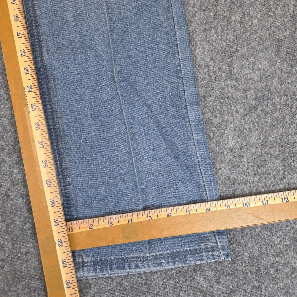 True Religion Joey Super T Flap Pocket Jeans Mens 38X34 Blue Denim Straight USA